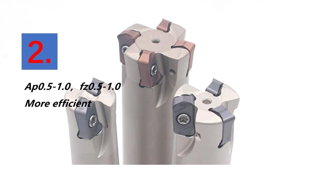 Karve High Quality CVD Coating CNC Tool Cutter High Feed Milling Inserts