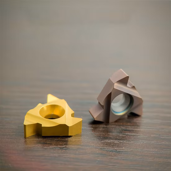 CNC Cutting Turning Tool 16er 16IR AG55 AG60 Nano Blue Carbide Threading Insert