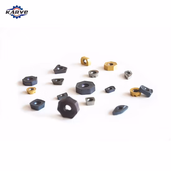 Karve High Quality CVD Coating CNC Tool Cutter High Feed Milling Inserts